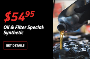 synthetic oil and filter special 