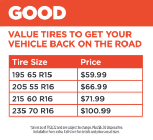 good value tires