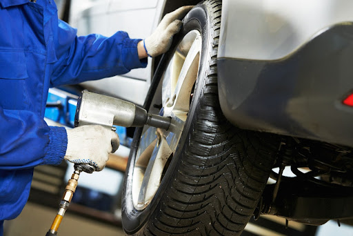 tire being replaced in dallas,fort worth tx.